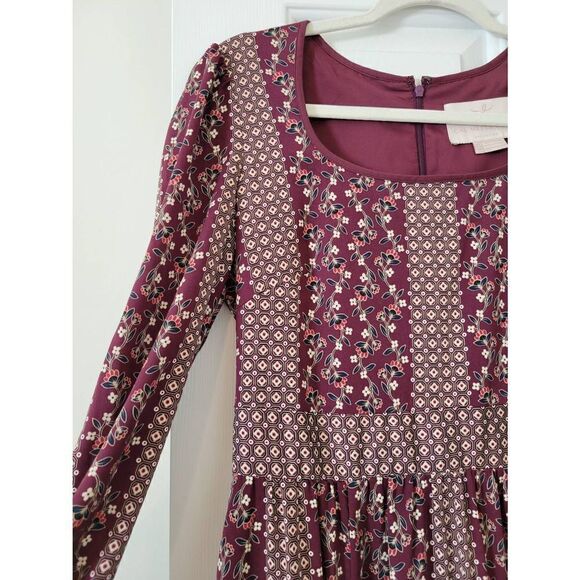 Gal Meets Glam Collection Freya Square Neck Printed Maxi Dress 6 - Picture 6 of 13